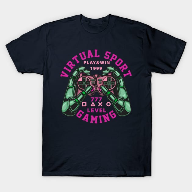 Level Up Gaming #1 T-Shirt by machmigo